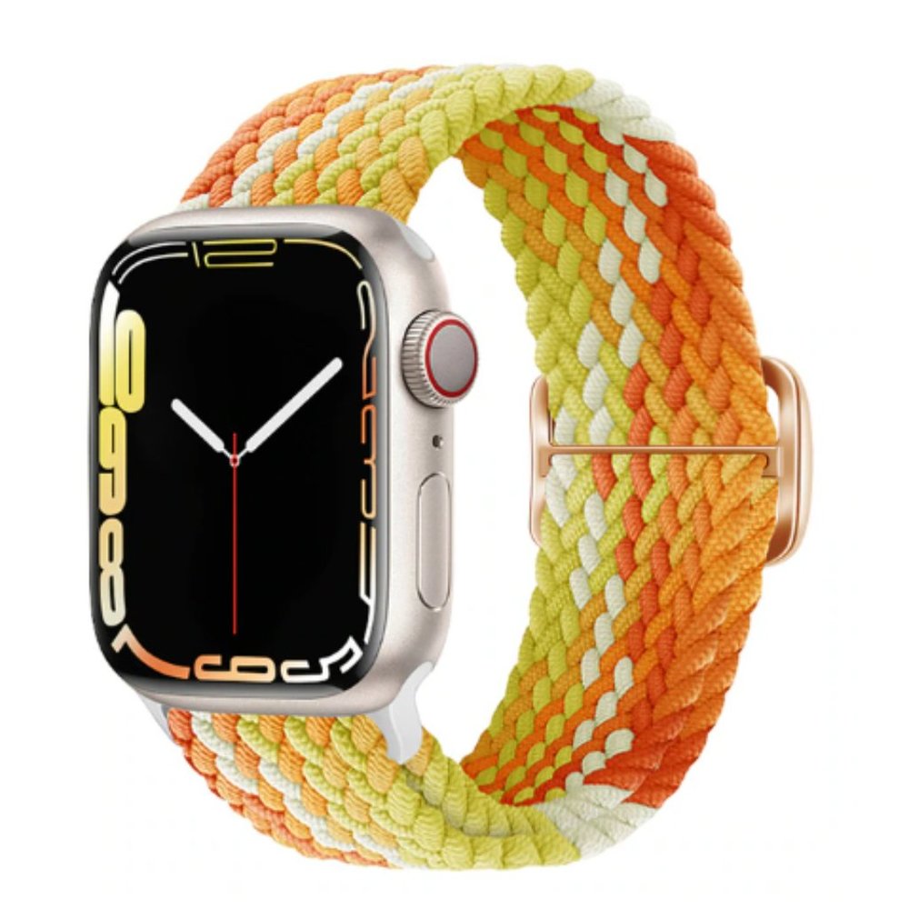 NEW Adjustable Braided Solo Loop For Apple Watch Z